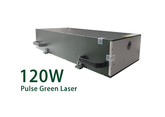 Laser a fibra verde a pulso singolo di 120 W per incisione di segni di taglio